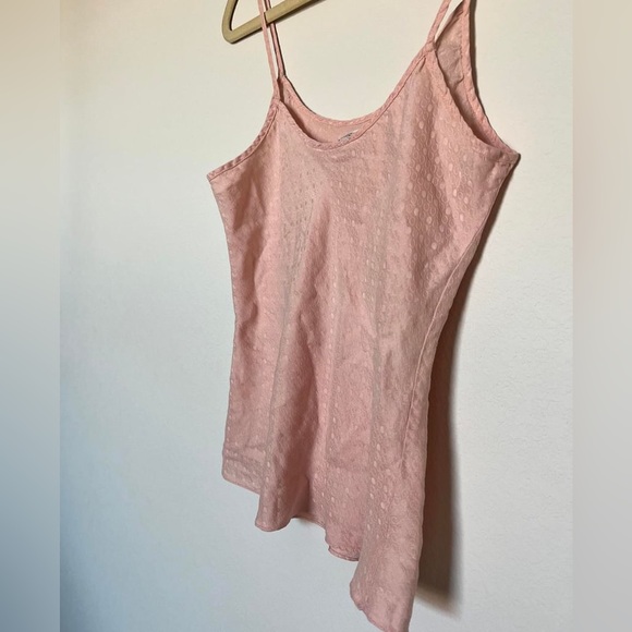 Vintage The Broadway 100% Silk Pink Cami- Size Small - Picture 2 of 7